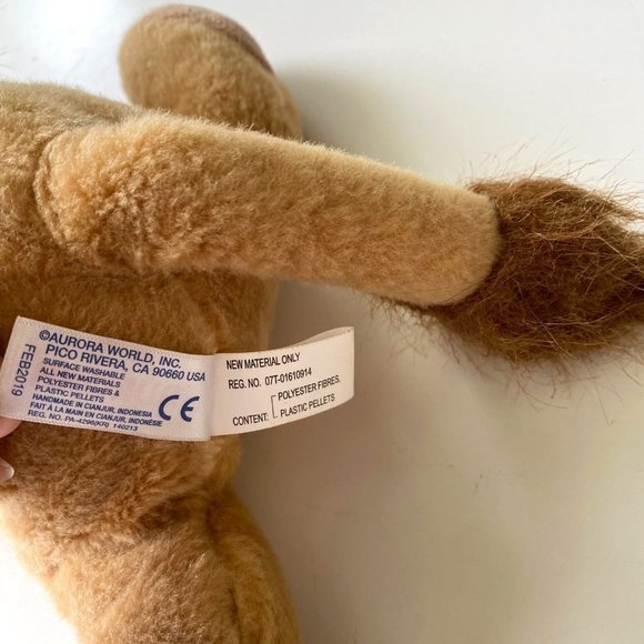 Aurora plush‎ lion Leonardus stuffed stuffie 13" soft cuddly - Picture 8 of 9